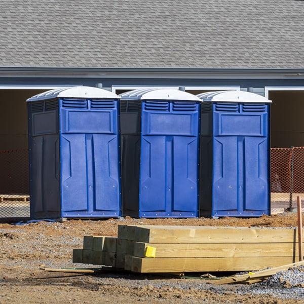 how can i report damages or issues with the porta potties during my rental period in Kirkville